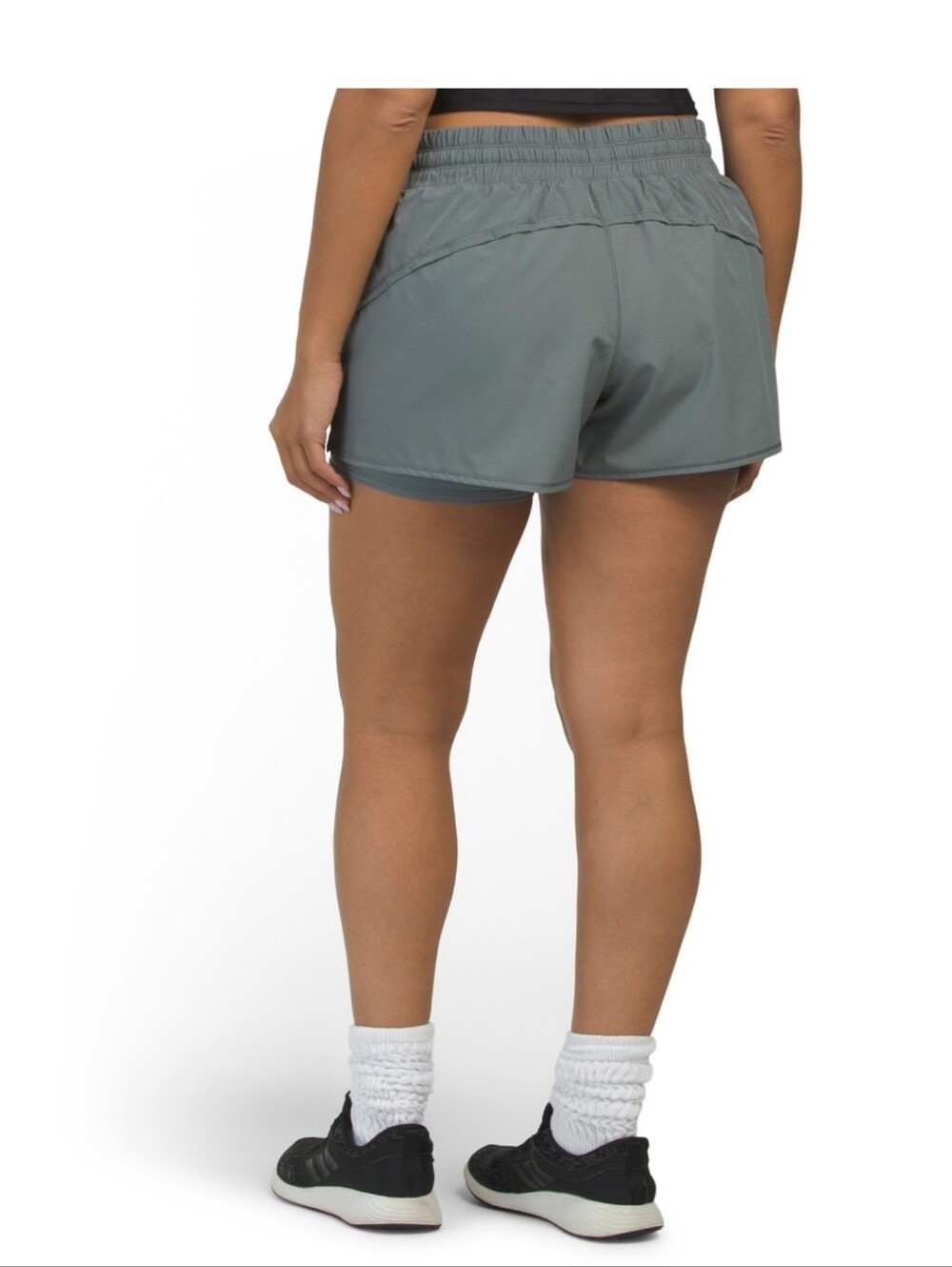 NWT Layer 8 Women's Cadence 2.0 Woven Athletic Running Short With Inner Brief